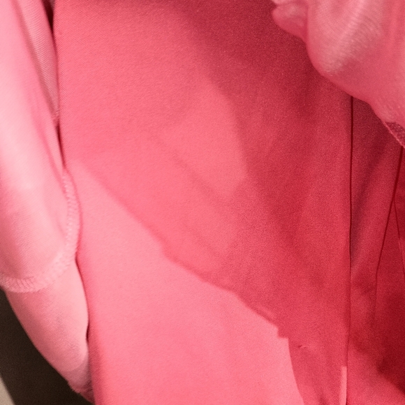 2/$30 Ruffled Radiance Sleeveless Pink Halter Dress with Tiered Skirt(#1,140) - Picture 6 of 7